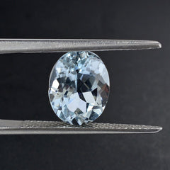 AQUAMARINE CUT OVAL 11X9MM 3.13 Cts.
