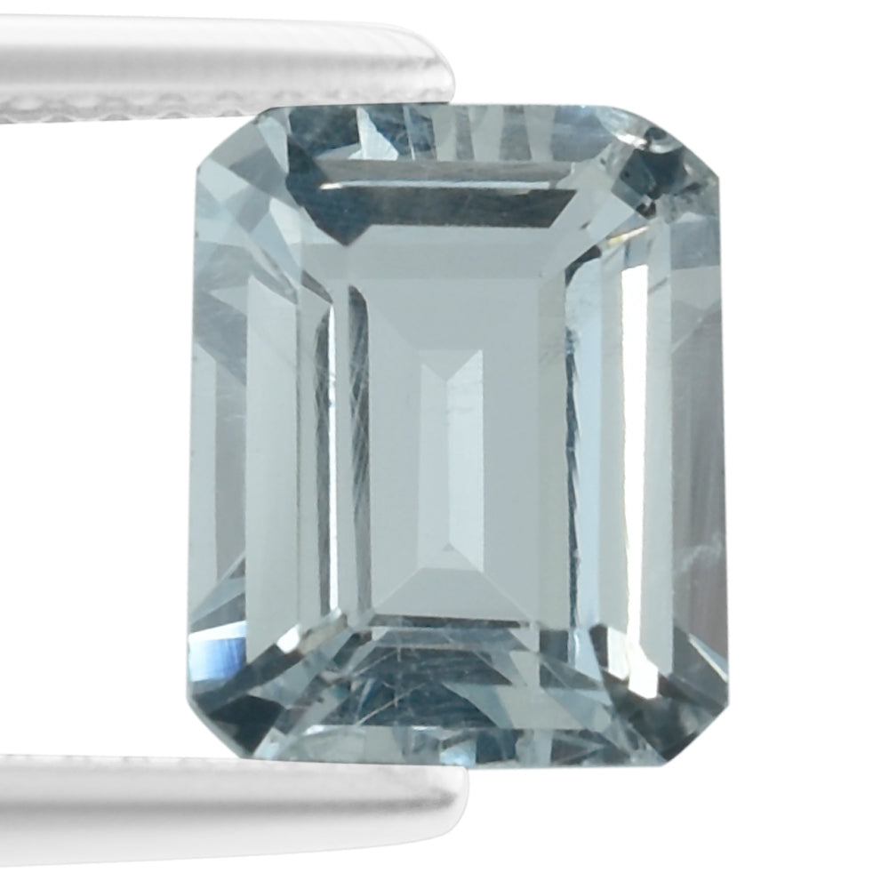 AQUAMARINE CUT OCTAGON 10X8MM 3.00 Cts.