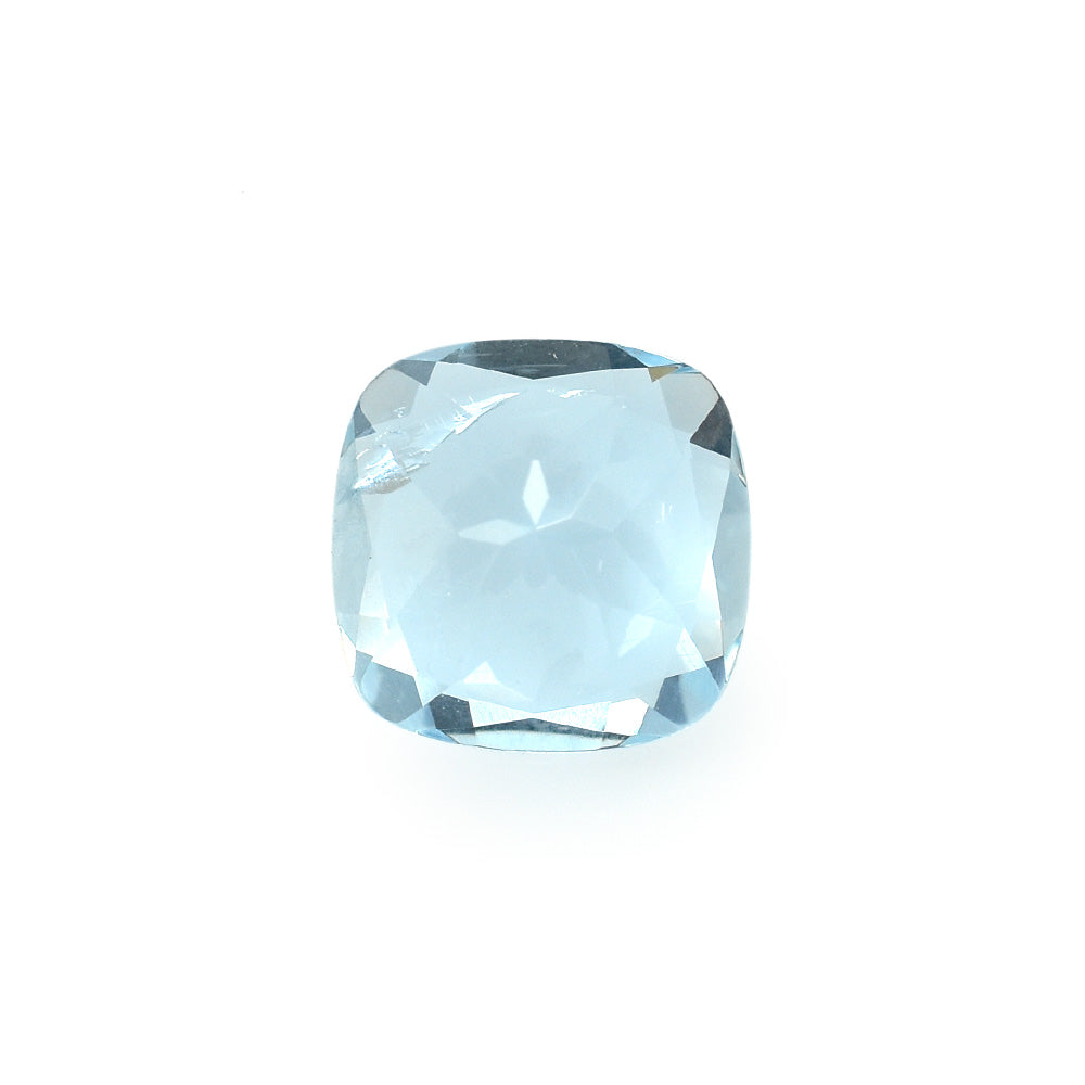 AQUAMARINE CUT CUSHION 7MM 1.37 Cts.