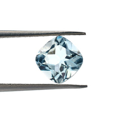 AQUAMARINE CUT CUSHION 7MM 1.37 Cts.