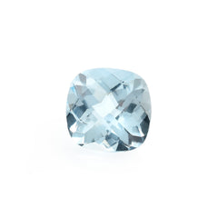 AQUAMARINE CHECKER CUT CUSHION 7.00MM 1.33 Cts.