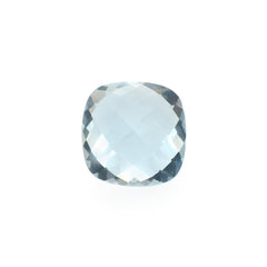 AQUAMARINE CHECKER CUT CUSHION 7.00MM 1.33 Cts.
