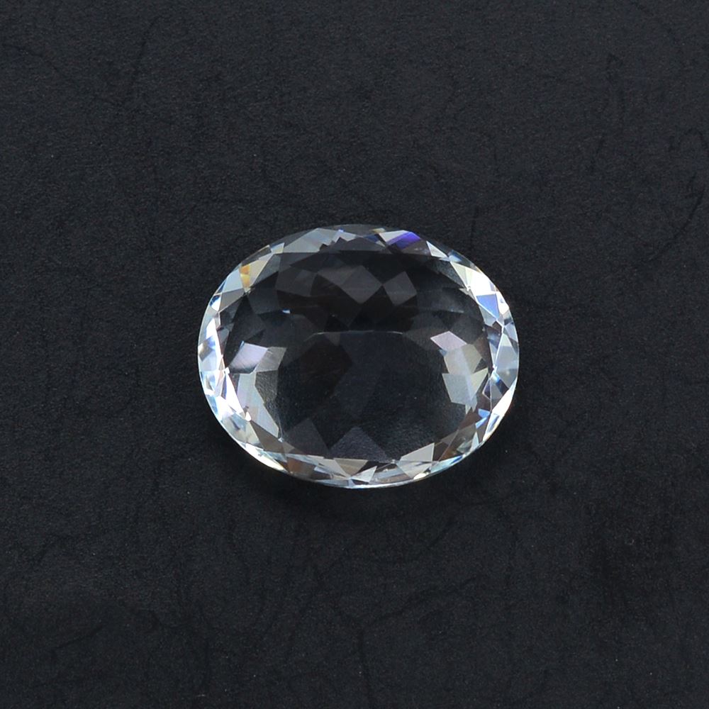 AQUAMARINE CUT OVAL 12X10MM 4.68 Cts.