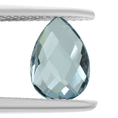 AQUAMARINE BRIOLETTE PEAR 10X7MM 1.68 Cts.