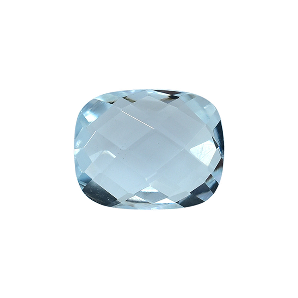 AQUAMARINE BRIOLETTE CUSHION 10X8MM 2.44 Cts.