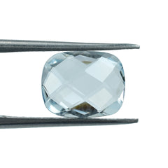 AQUAMARINE BRIOLETTE CUSHION 10X8MM 2.44 Cts.