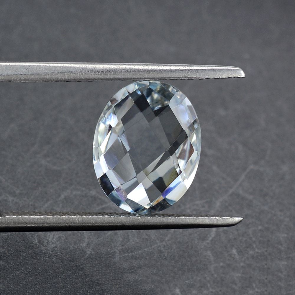 AQUAMARINE BRIOLETTE OVAL 10X8MM 2.41 Cts.