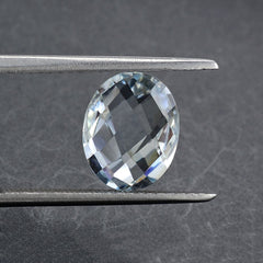 AQUAMARINE BRIOLETTE OVAL 10X8MM 2.41 Cts.