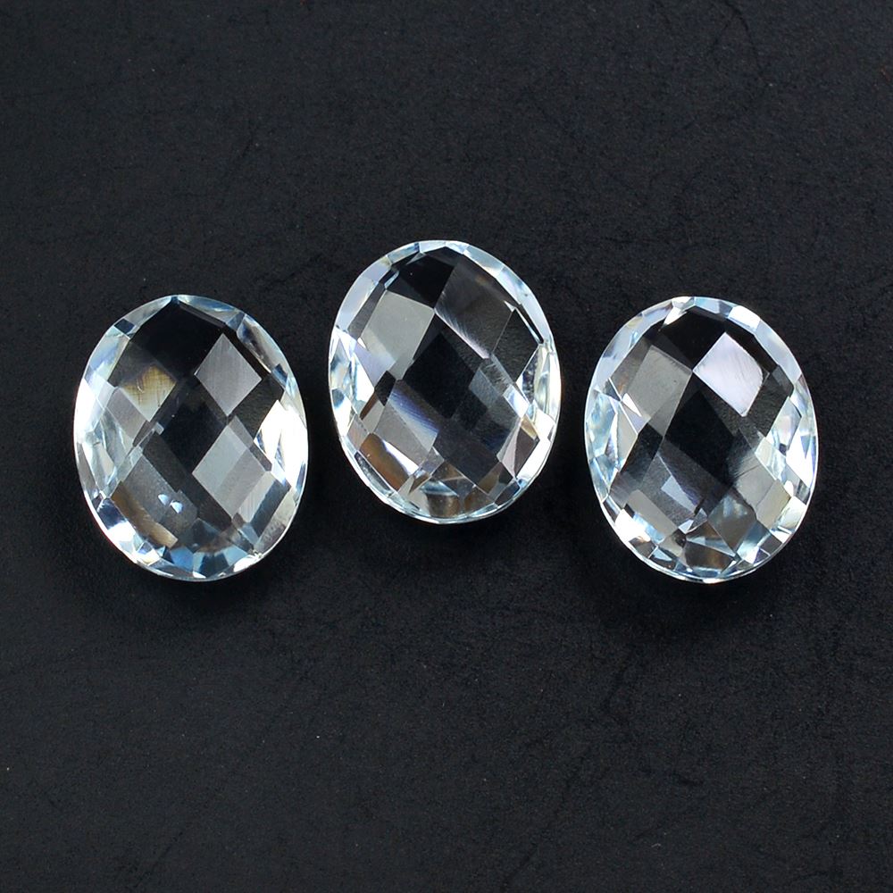 AQUAMARINE BRIOLETTE OVAL 10X8MM 2.41 Cts.