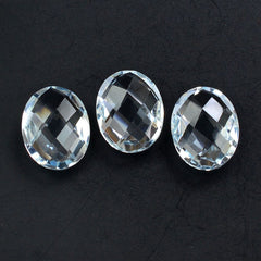 AQUAMARINE BRIOLETTE OVAL 10X8MM 2.41 Cts.