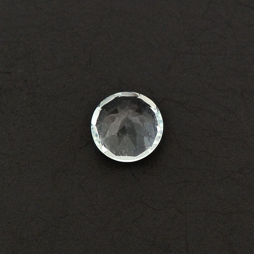 AQUAMARINE CONCAVE CUT ROUND (A) 5MM 0.49 Cts.