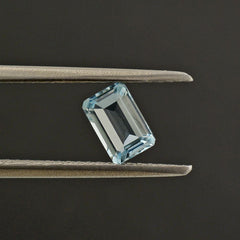 AQUAMARINE CUT OCTAGON (A++/SI) 6X4MM 0.53 Cts.