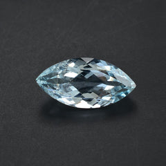 AQUAMARINE CUT MARQUISE (A++/SI) 18X6MM 4.1Cts.