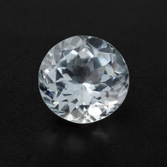 AQUAMARINE CUT ROUND (A) 7MM 1.13 Cts.