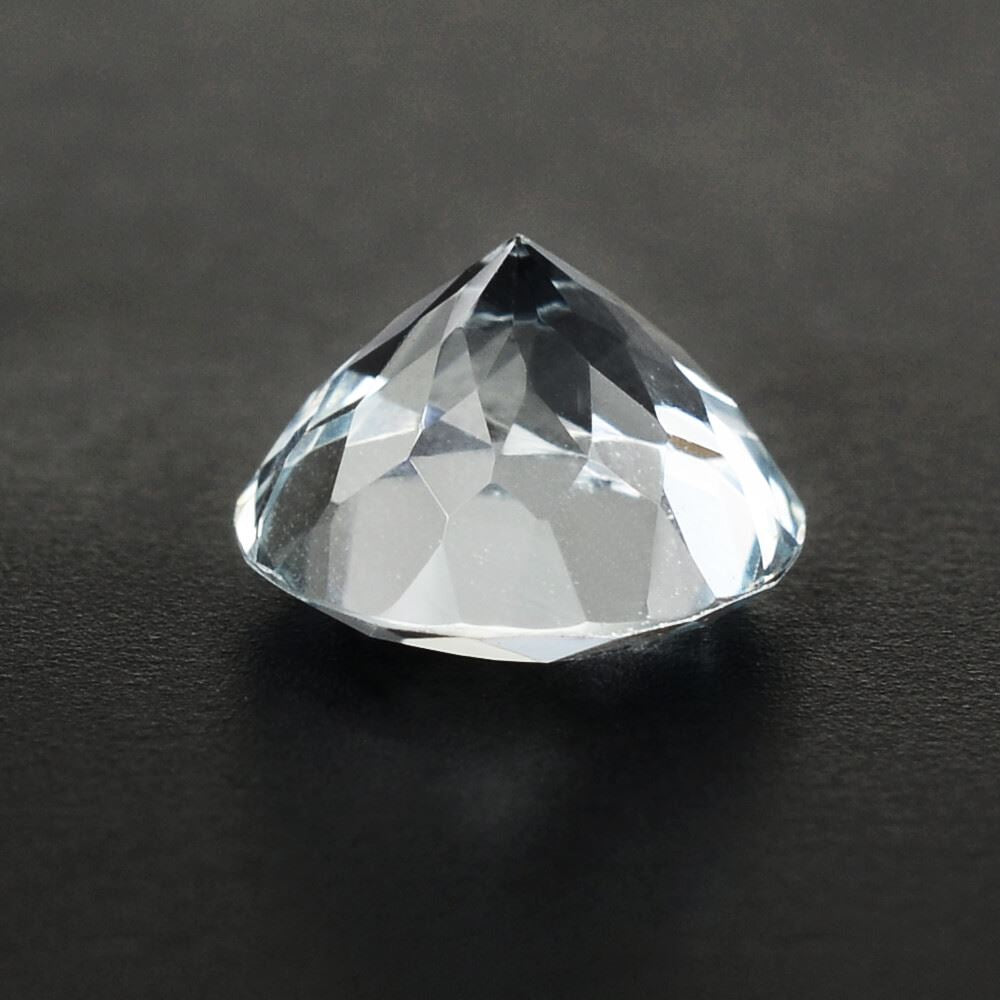 AQUAMARINE CUT ROUND (A) 7MM 1.13 Cts.