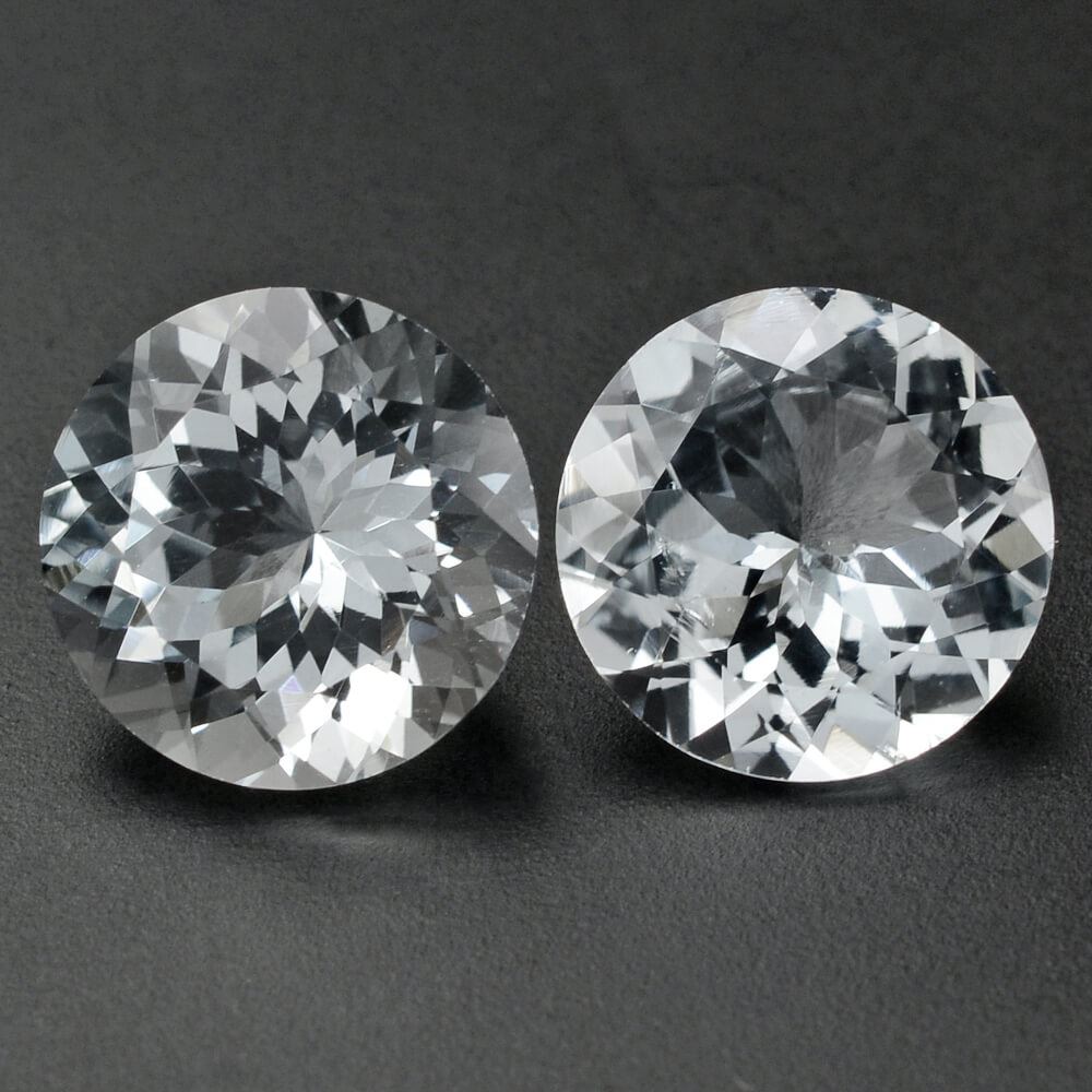 AQUAMARINE CUT ROUND (B) 10MM 2.79 Cts.