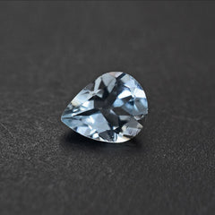 AQUAMARINE CUT PEAR (A++) 5X4MM 0.27 Cts.