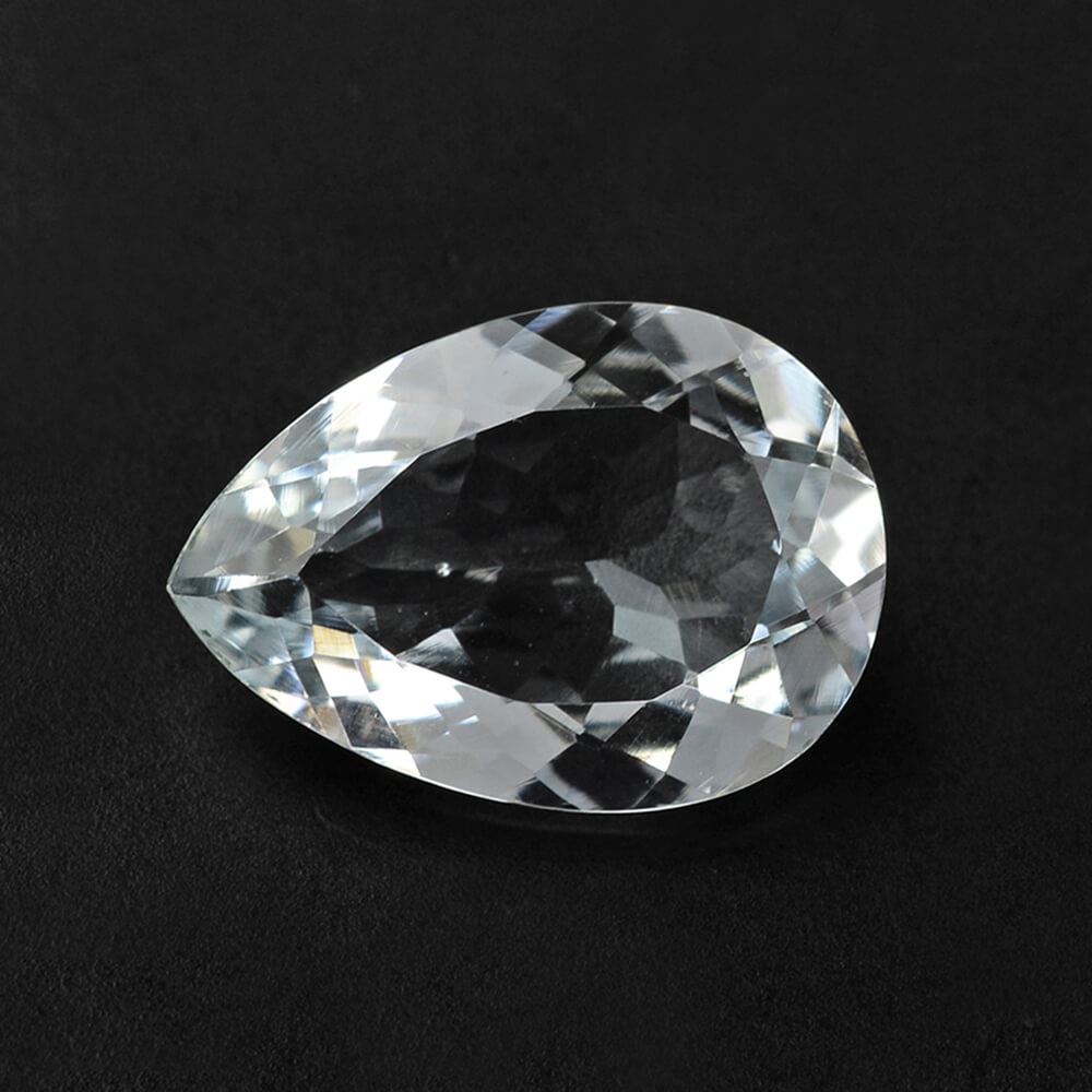 AQUAMARINE CUT PEAR (B) 14X10MM 4.21 Cts.
