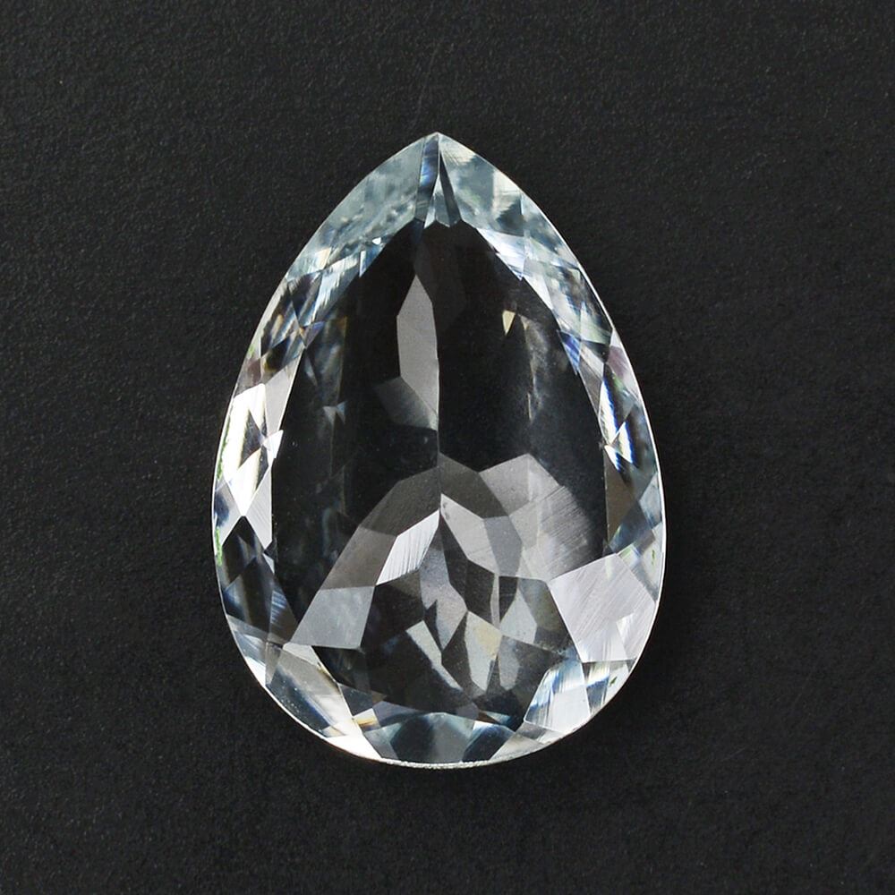 AQUAMARINE CUT PEAR (B) 14X10MM 4.21 Cts.