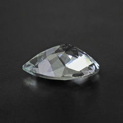 AQUAMARINE CHECKER CUT PEAR (B/PK) 13X9MM 3.55 Cts.