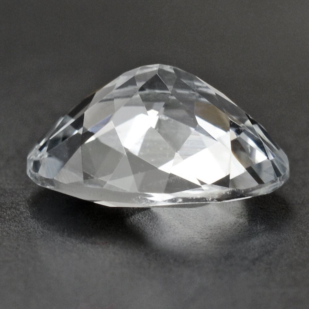 AQUAMARINE CHECKER CUT OVAL (B) 10X8MM 2.42 Cts.