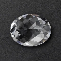 AQUAMARINE CHECKER CUT OVAL (B) 10X8MM 2.42 Cts.