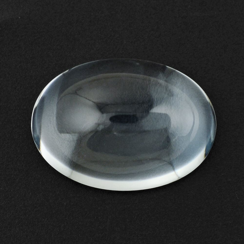 AQUAMARINE OVAL CAB (TRANSPARENT) 14X10MM 6.33 Cts.