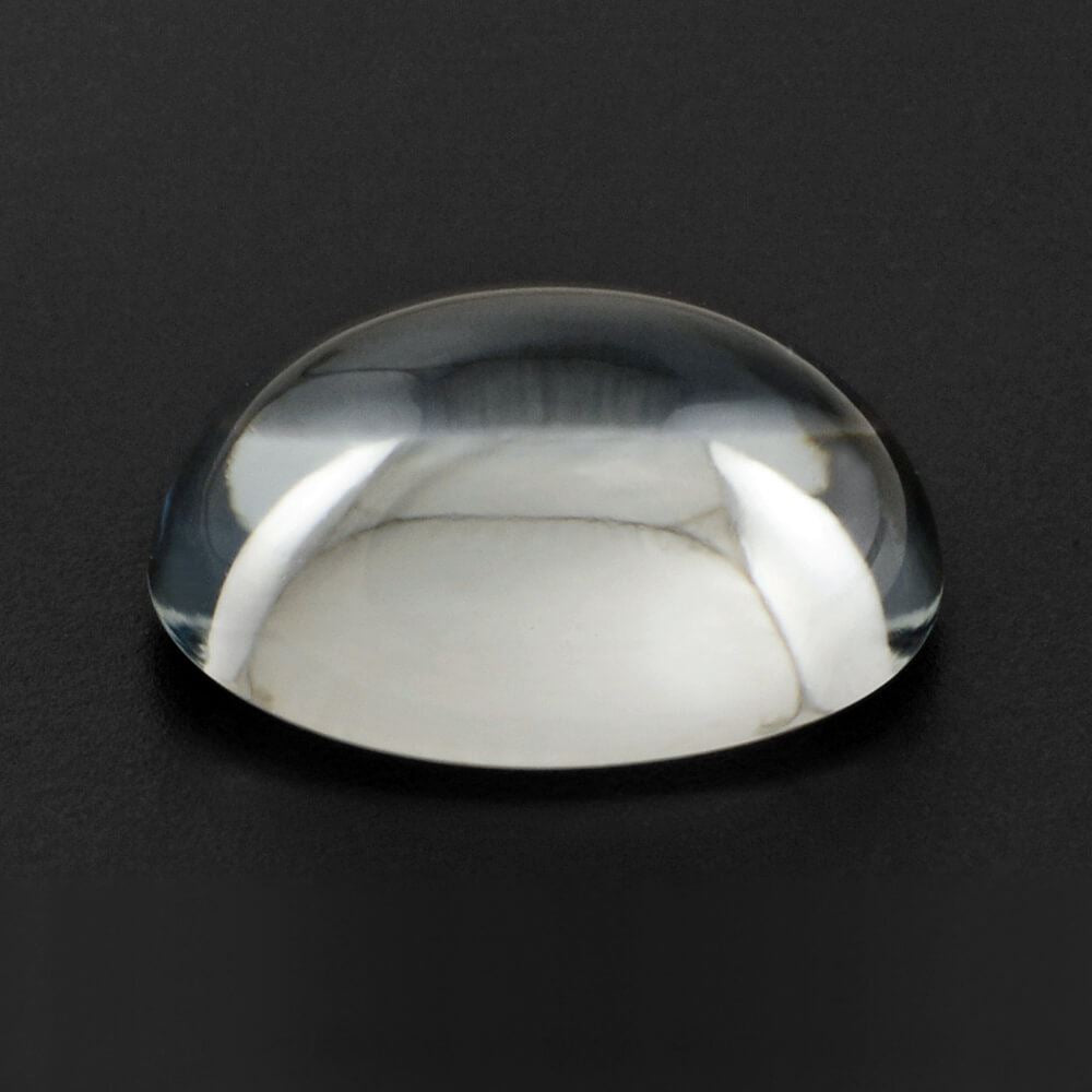 AQUAMARINE OVAL CAB (TRANSPARENT) 14X10MM 6.33 Cts.