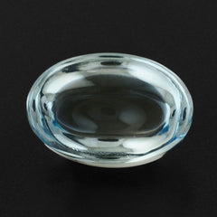 AQUAMARINE OVAL CAB (TRANSPARENT) 14X10MM 6.33 Cts.