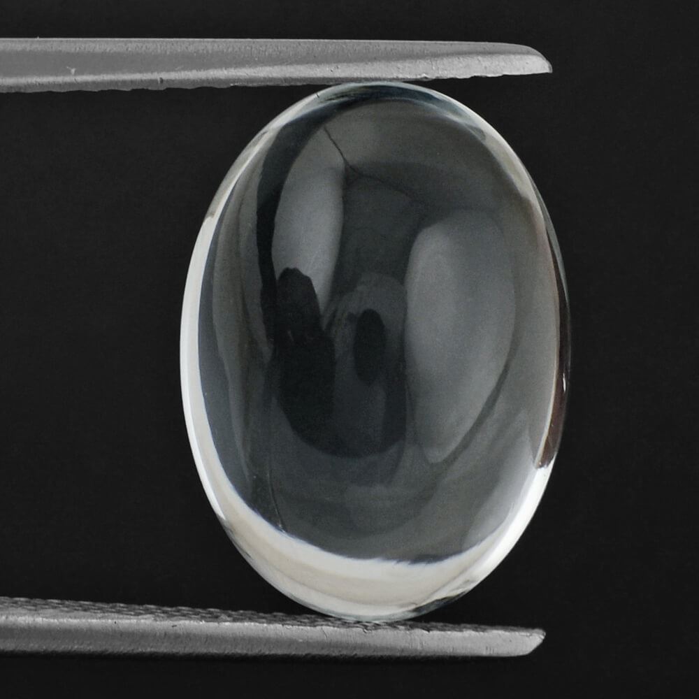 AQUAMARINE OVAL CAB (TRANSPARENT) 14X10MM 6.33 Cts.