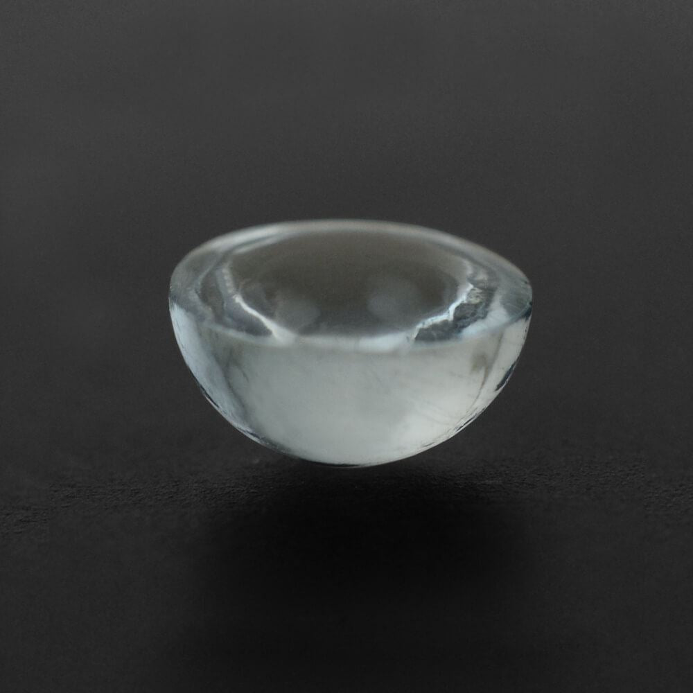 AQUAMARINE ROUND CAB (TRANSPARENT) 5MM 0.55 Cts.