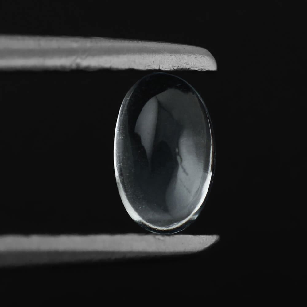 AQUAMARINE OVAL CAB (TRASPARENT) 5X3MM 0.26 Cts.