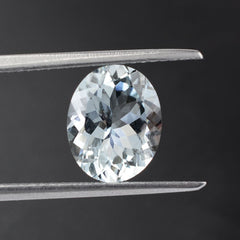 AQUAMARINE CUT OVAL (A+/SI) 10X8MM 2.15 Cts.