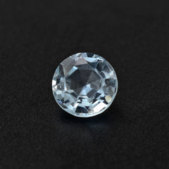 AQUAMARINE STEP CUT ROUND (A++) 4MM 0.24 Cts.