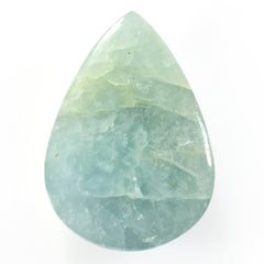 MILKY AQUAMARINE PEAR CAB 25X17MM 23.23 Cts.