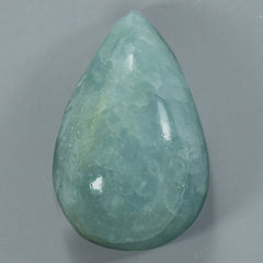 MILKY AQUAMARINE PEAR CAB 23X15MM 21.80 Cts.