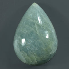 MILKY AQUAMARINE PEAR CAB 23X16MM 20.30 Cts.