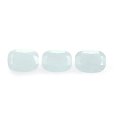 MILKY AQUAMARINE CUT CUSHION  8X6MM 1.20 Cts.