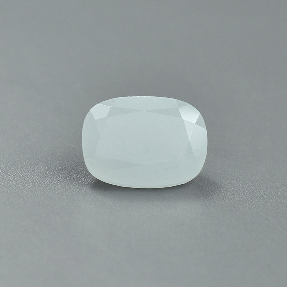 MILKY AQUAMARINE CUT CUSHION  8X6MM 1.20 Cts.