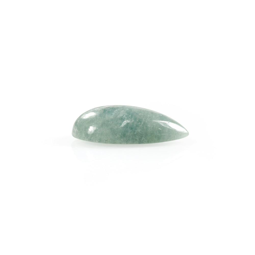 MILKY AQUAMARINE PEAR CAB (FREE SIZE) 10.43 Cts.