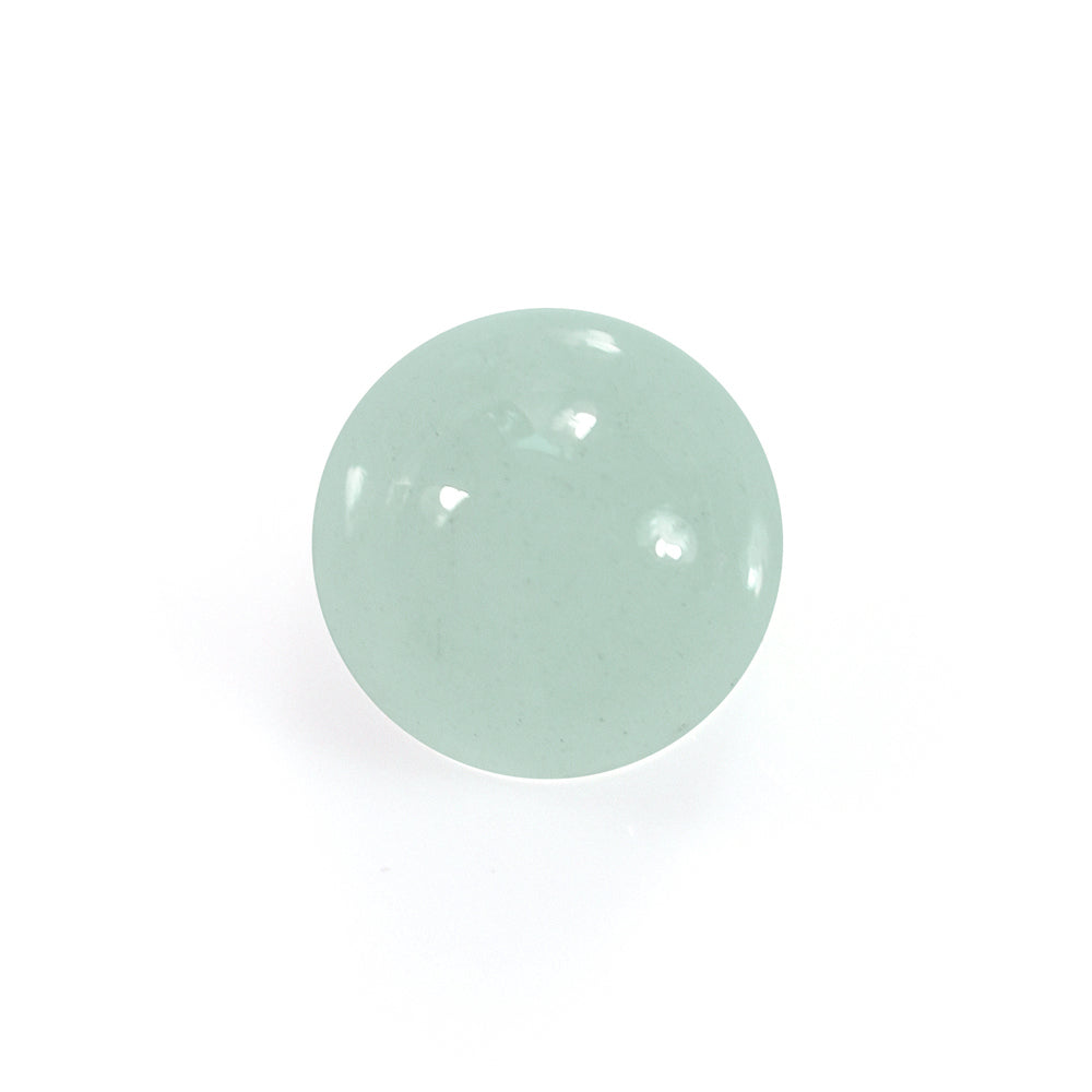 MILKY AQUAMARINE ROUND CAB 8MM 1.92 Cts.