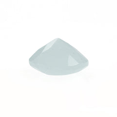 MILKY AQUAMARINE CHECKER CUT ROUND 10MM 3.21 Cts.