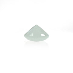 MILKY AQUAMARINE CHECKER CUT ROUND 6MM 0.75 Cts.