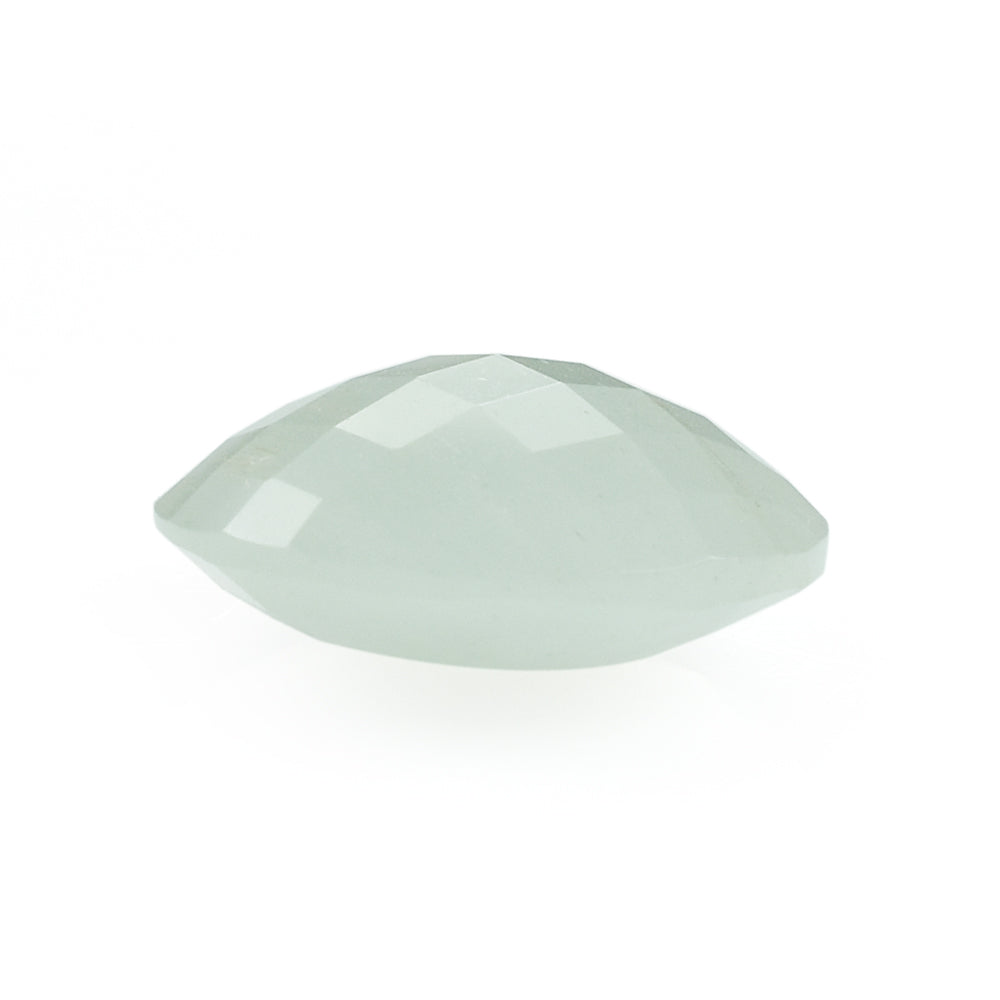 MILKY AQUAMARINE BRIOLETTE ROUND 15MM 9.14 Cts.