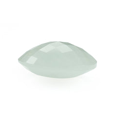 MILKY AQUAMARINE BRIOLETTE ROUND 15MM 9.14 Cts.