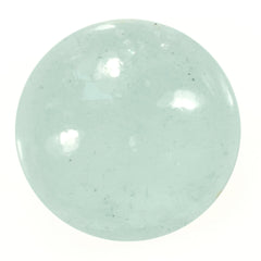 MILKY AQUAMARINE ROUND CAB 20MM 22.66 Cts.