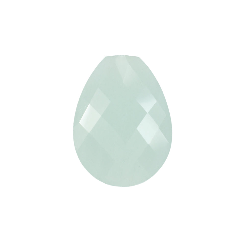 MILKY AQUAMARINE BRIOLETTE PEAR (H/D) 17.50X13MM 9.50 Cts.