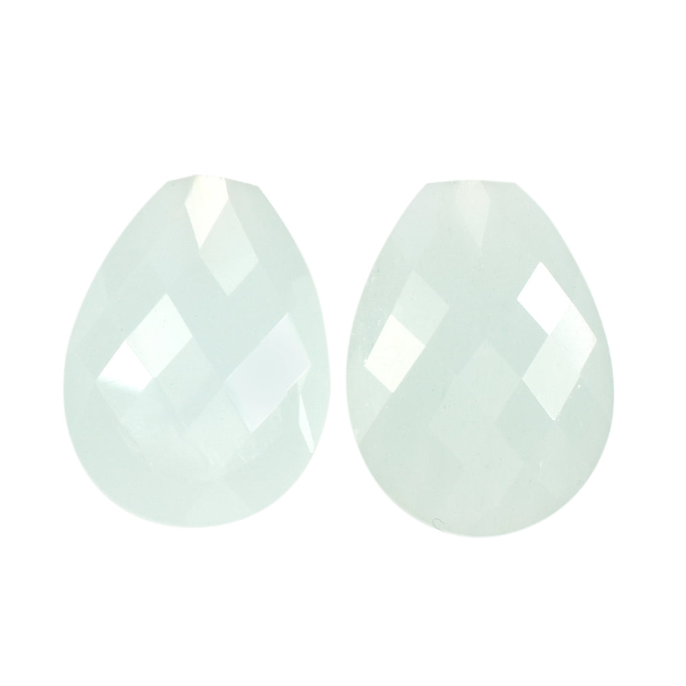 MILKY AQUAMARINE BRIOLETTE PEAR (H/D) 17.50X13MM 9.50 Cts.