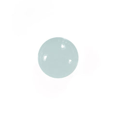 MILKY AQUAMARINE LENTIL ROUND CAB 6MM 0.76 Cts.