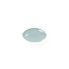 MILKY AQUAMARINE LENTIL ROUND CAB 6MM 0.76 Cts.